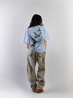 Into the Blue Oversized T-Shirt – Ice Blue