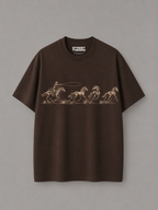 Free Range Oversized T-Shirt – Chocolate Brown
