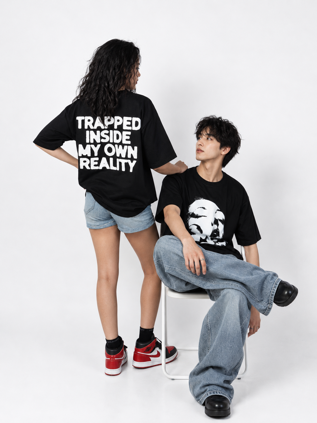 Trapped Reality Oversized T-Shirt