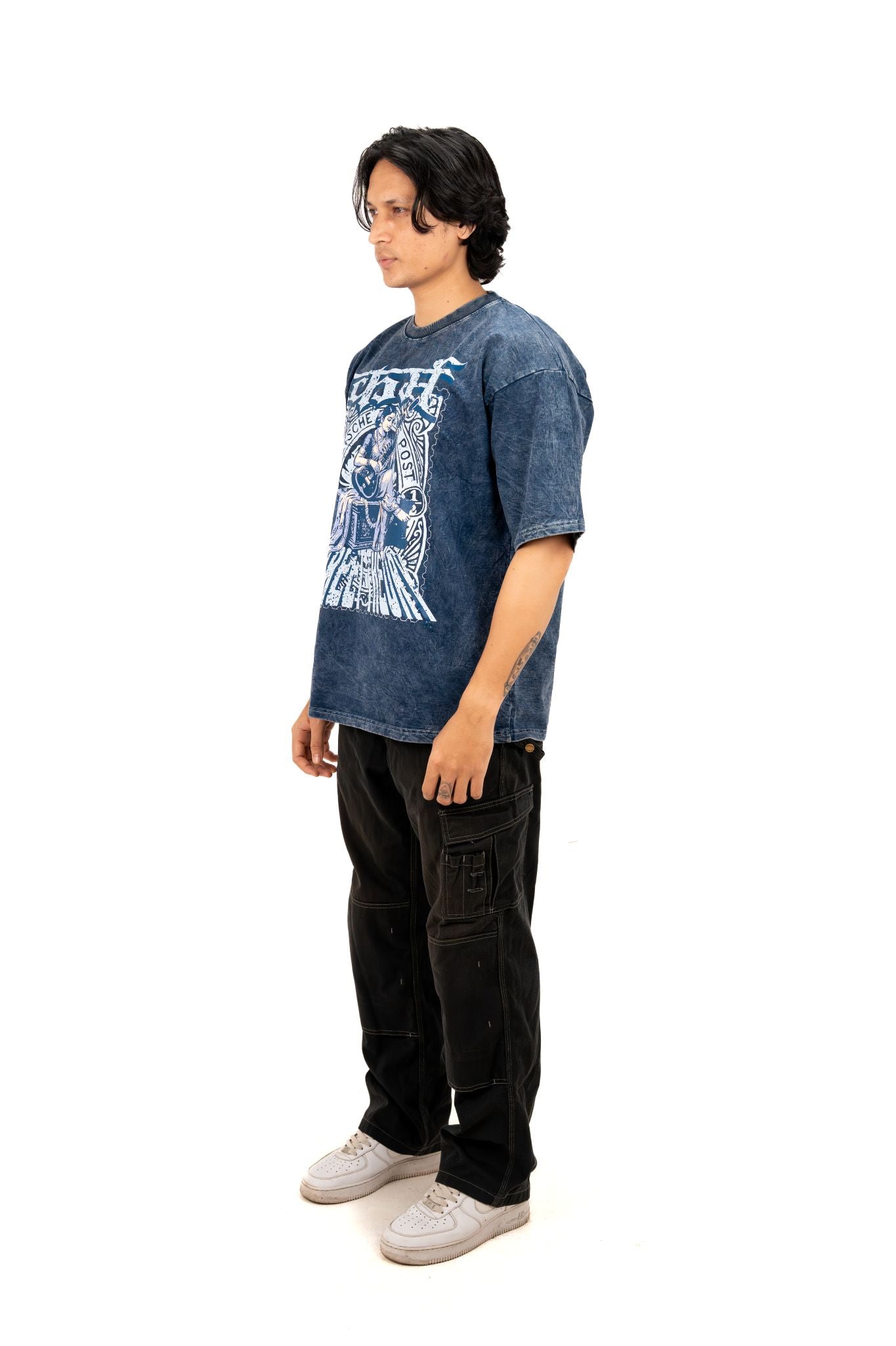 कर्म oversized tee