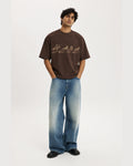 Free Range Oversized T-Shirt – Chocolate Brown