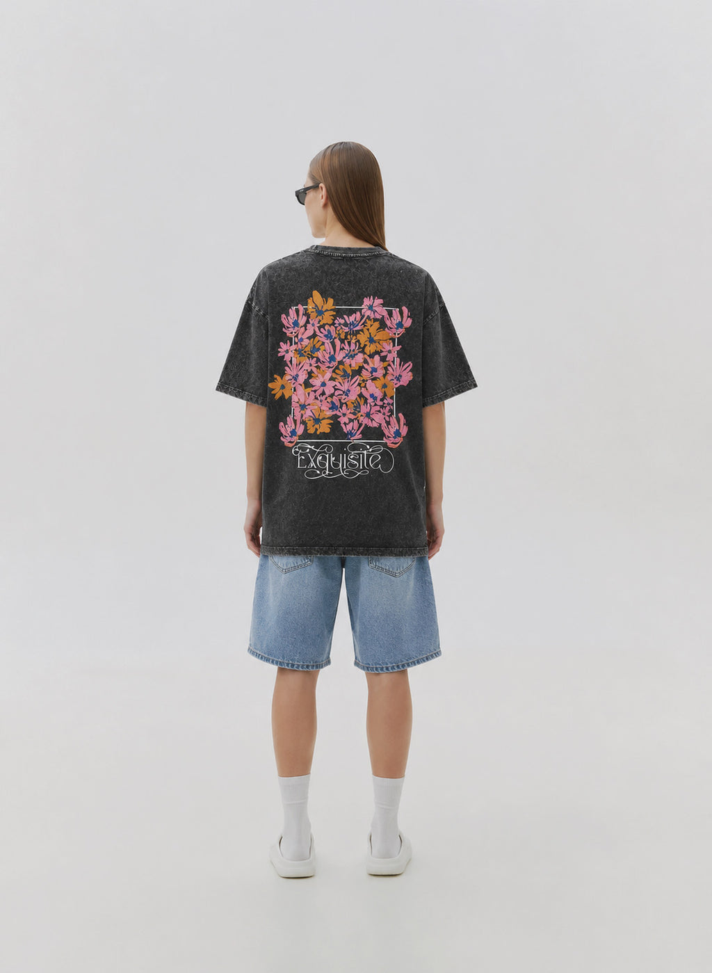 Exquisite Floral Oversized T-Shirt