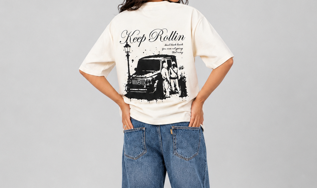 Keep Rollin Oversized T-Shirt