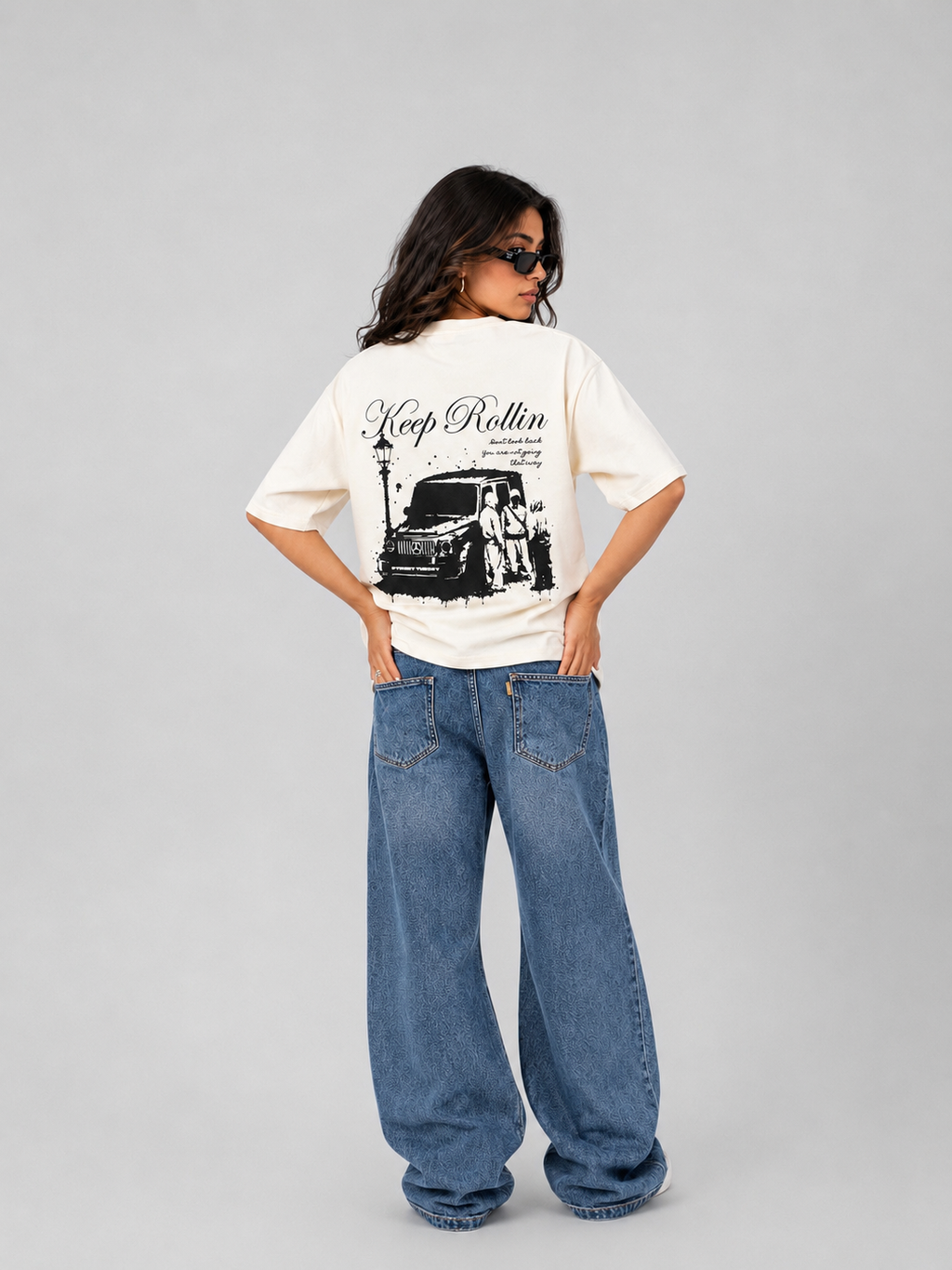 Keep Rollin Oversized T-Shirt