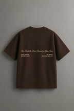 Free Range Oversized T-Shirt – Chocolate Brown