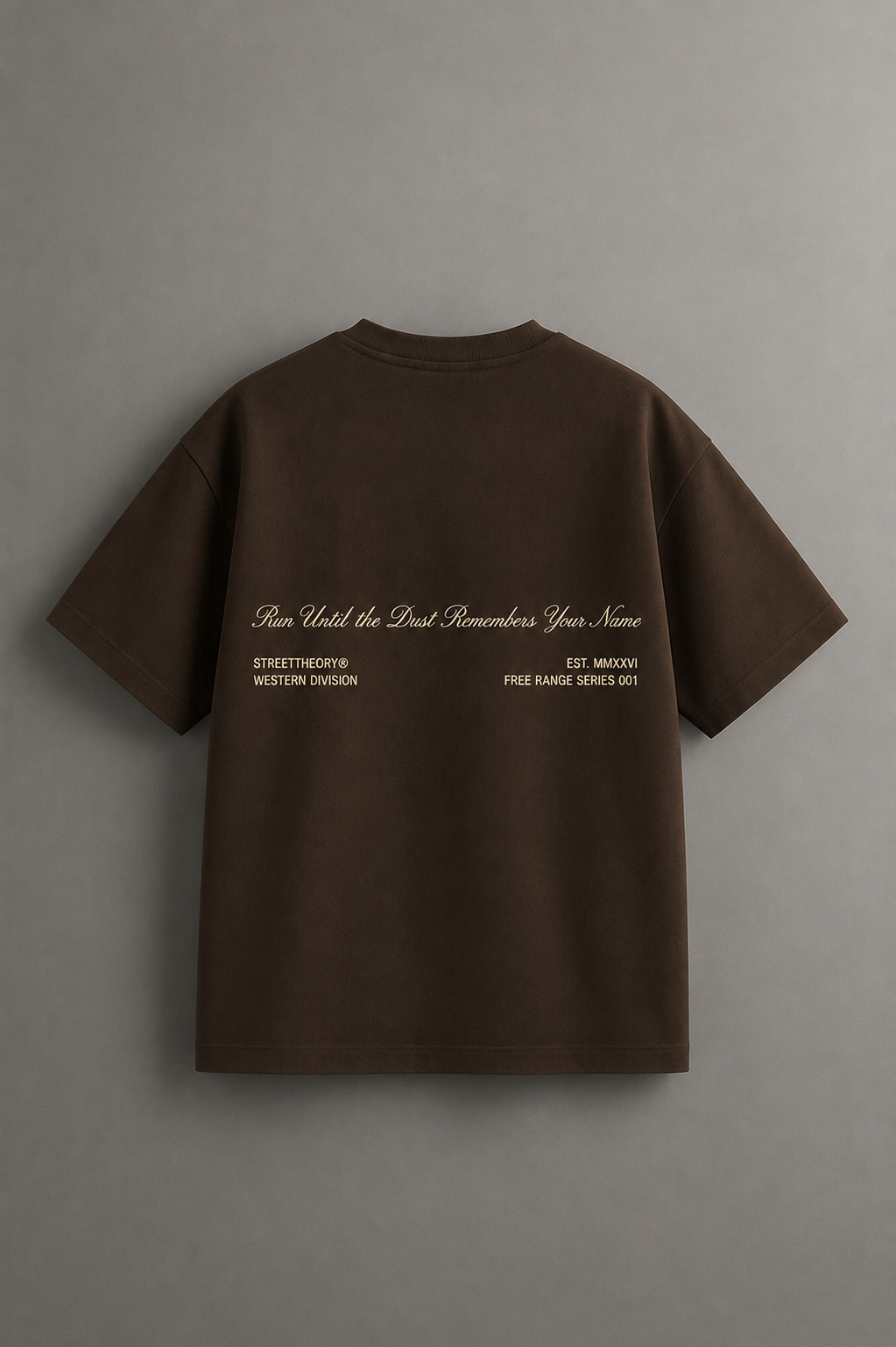 Free Range Oversized T-Shirt – Chocolate Brown