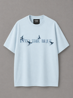 Into the Blue Oversized T-Shirt – Ice Blue
