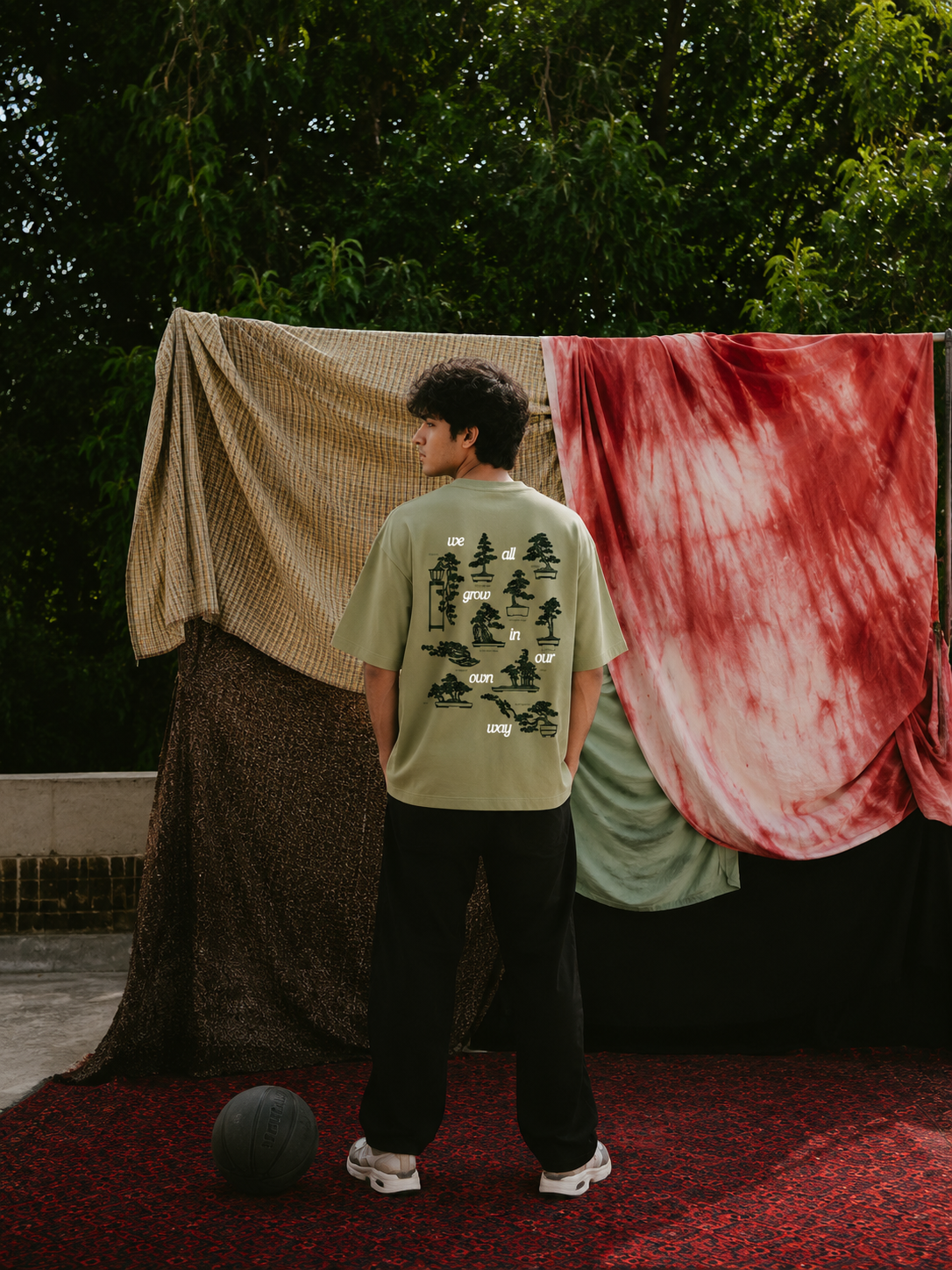 We All Grow Oversized T-Shirt
