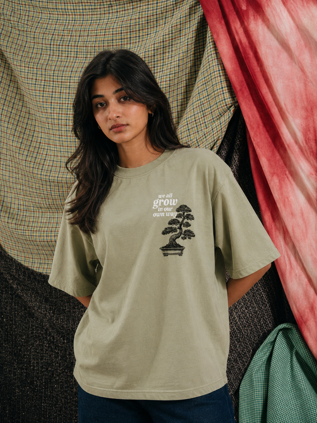 We All Grow Oversized T-Shirt