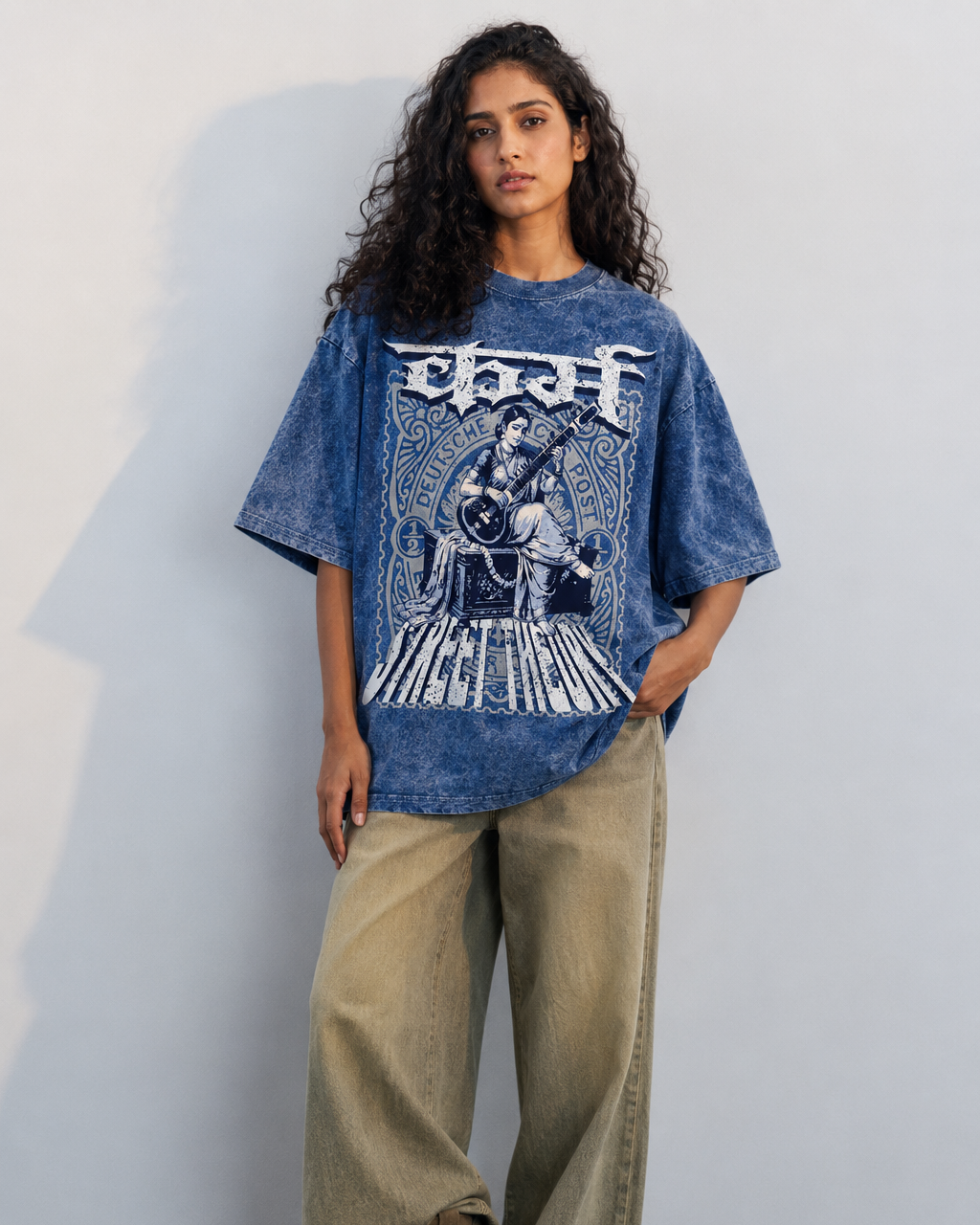कर्म Vintage Oversized T-Shirt
